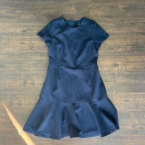 Banana Republic Navy Flared Mini Dress